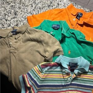 Polo by Ralph Lauren Orange and Green Polos Casual Wear